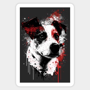 Jack Russell Terrier Portrait Sticker